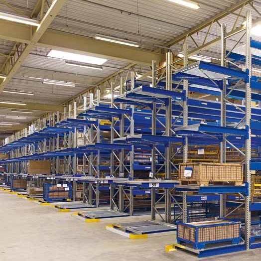 Gratare rafturi depozitare MEISER